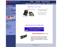 Tablet Screenshot of jdresearch.com